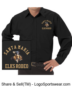 SM Elks Rodeo Gold Design Zoom